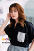 CHICKS x GS: Soledad Linen Black Top